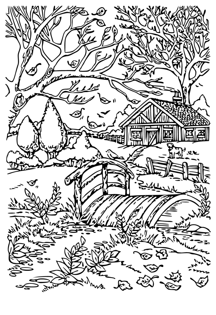 Coloring Pages Landscape