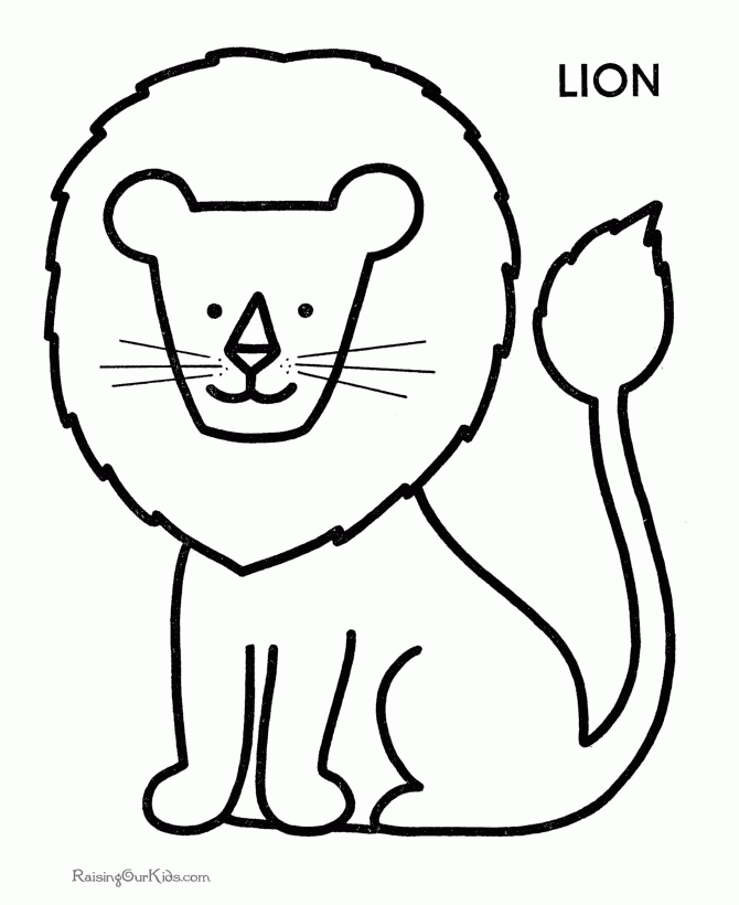 Coloring Pages Lions Coloring Home