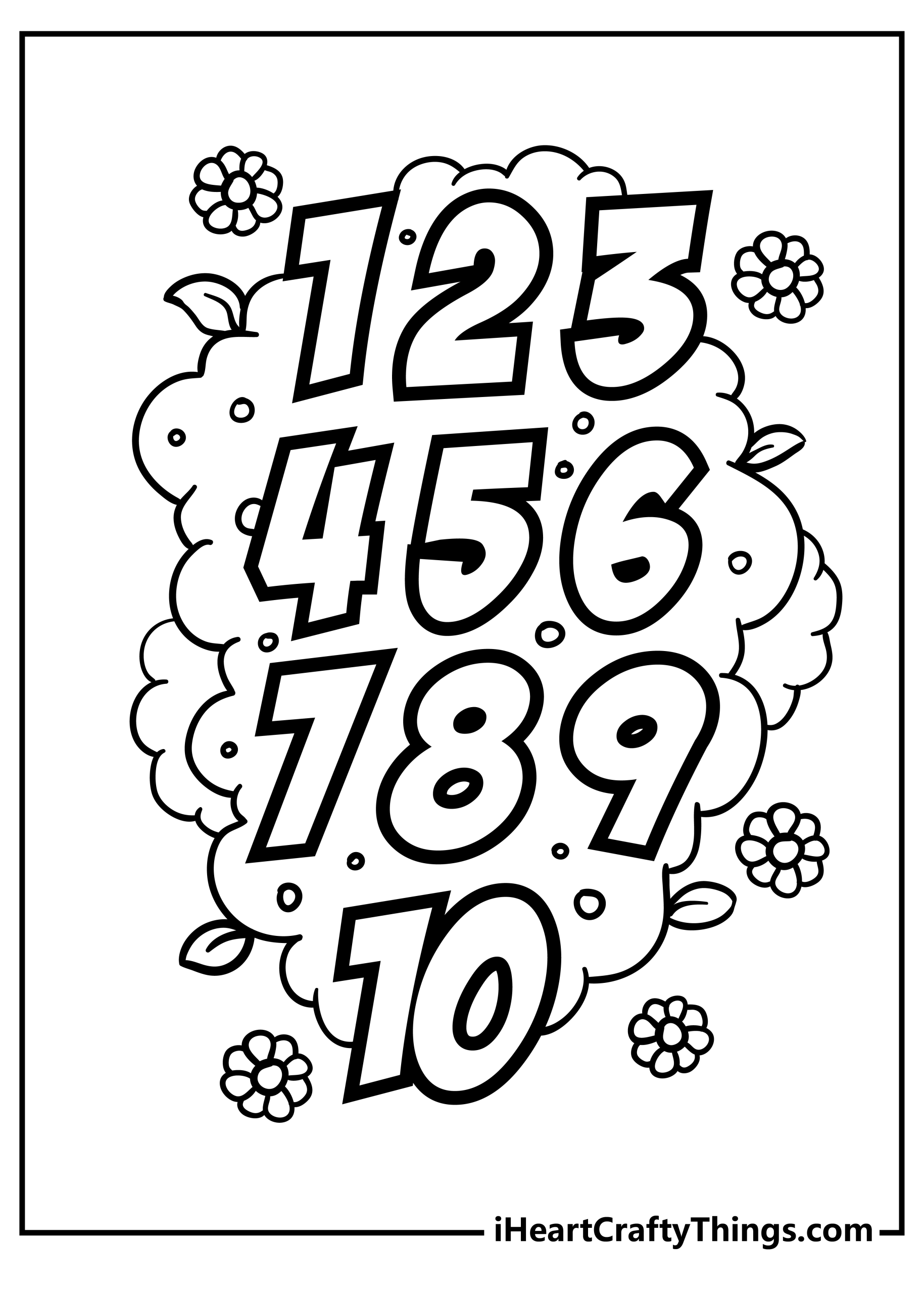 Coloring Pages Of Numbers