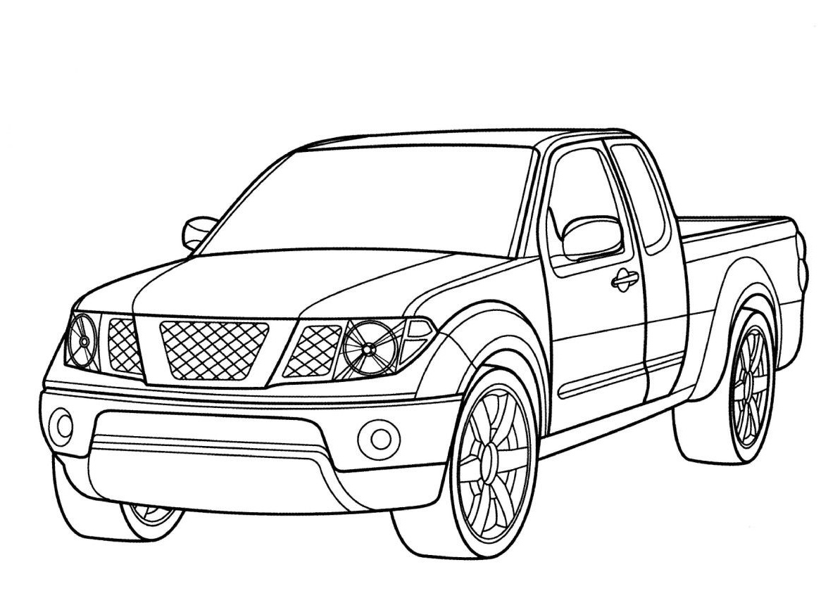 Coloring Pages Printable Cars Trucks Printable Cars Coloring Pages