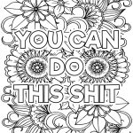 Coloring Pages Swear Words Printable