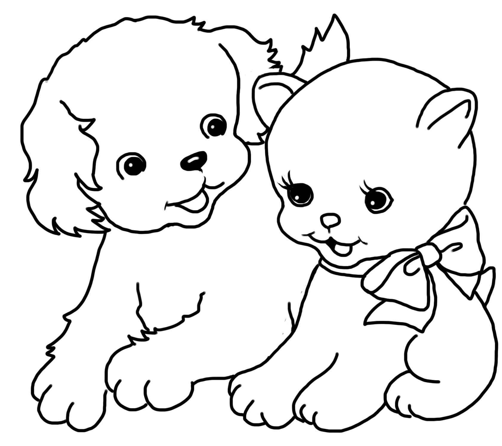 Coloring Pictures Of Dogs And Cats Coloring Pages Vrogue co