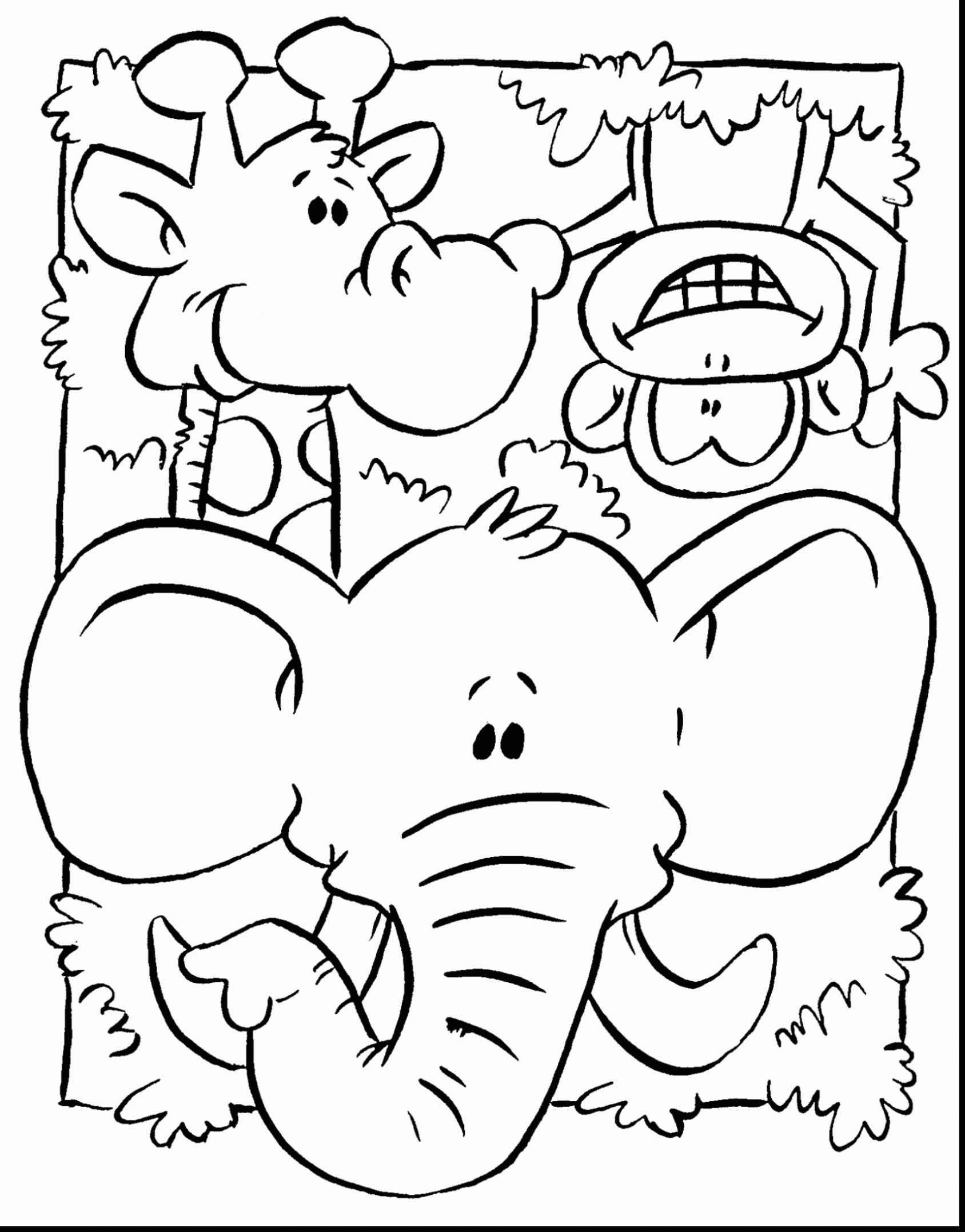 Coloring Sheets Of Animals