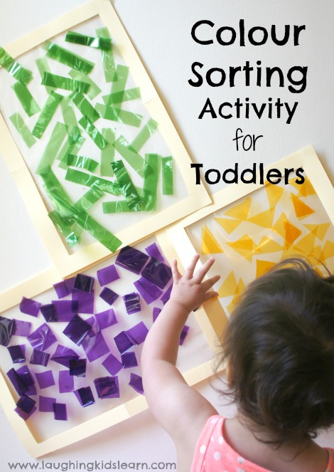Colour Sorting Activity For Toddlers Laughing Kids Learn