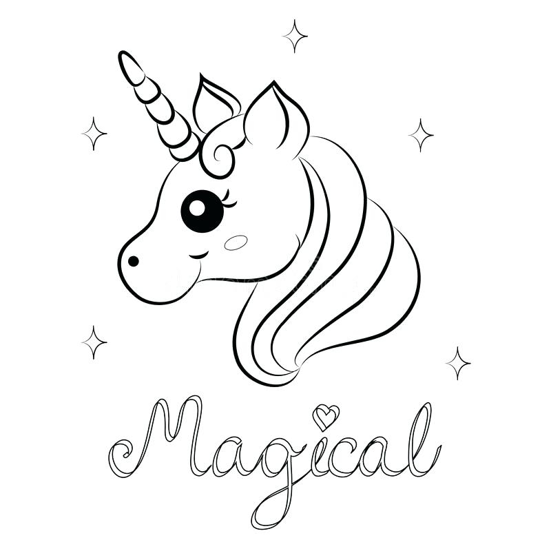Colouring Pages Unicorn Printable