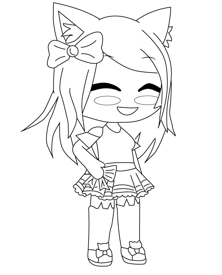 Cool Cat Girl Coloring Pages Girl Coloring Page Girl Vrogue co