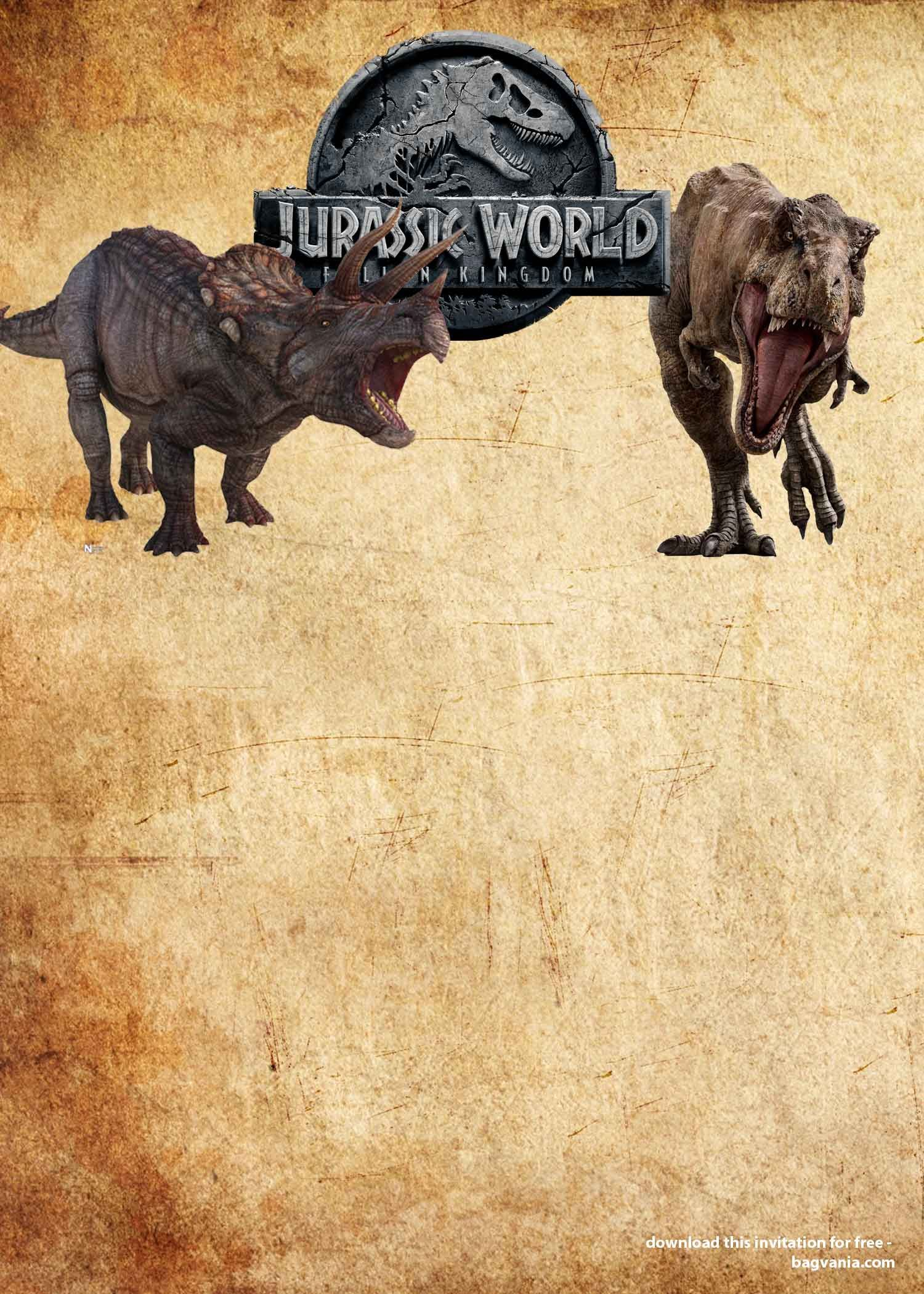 birthday invitation templates dinosaurs