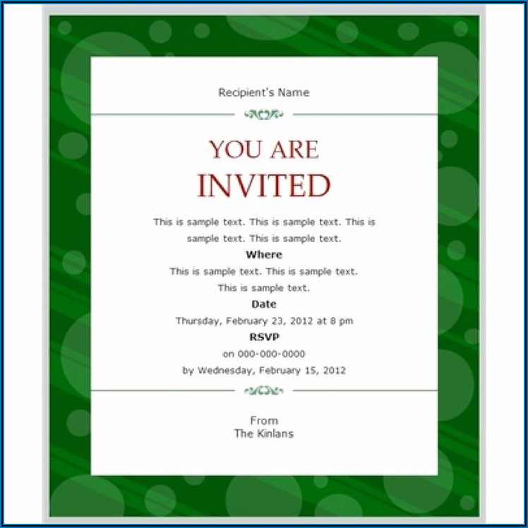 Corporate Event Invitation Sample Template 2 Resume Examples 