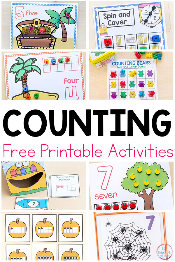 Counting Printables For Toddlers Printable Online