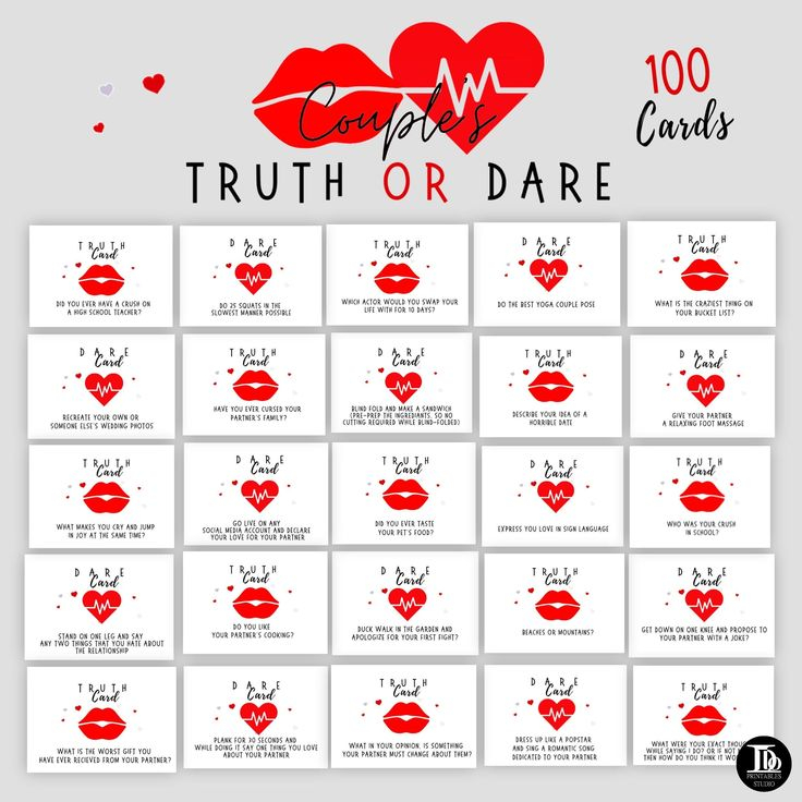 Couples Truth Or Dare Questions Activity For Couples Couples Game Night 