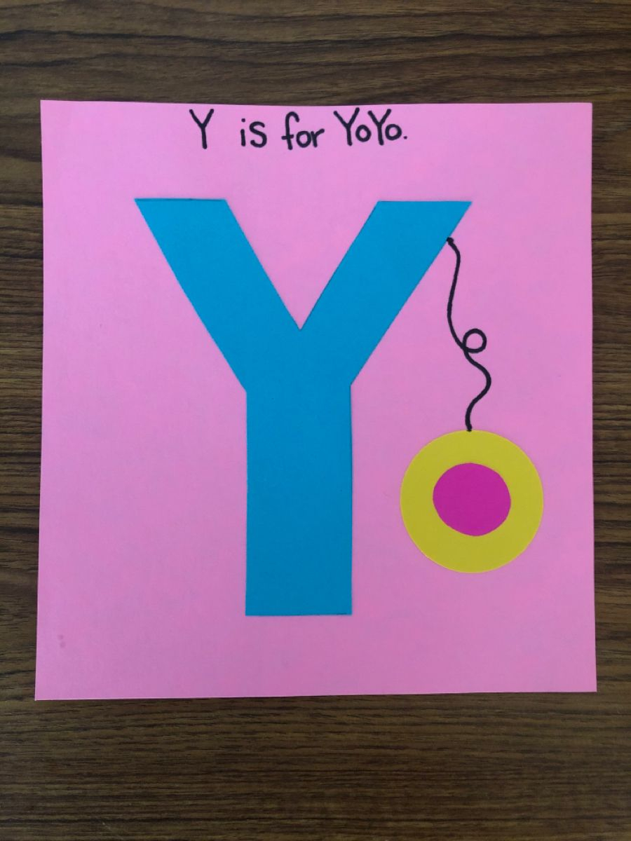 printable letter y craft