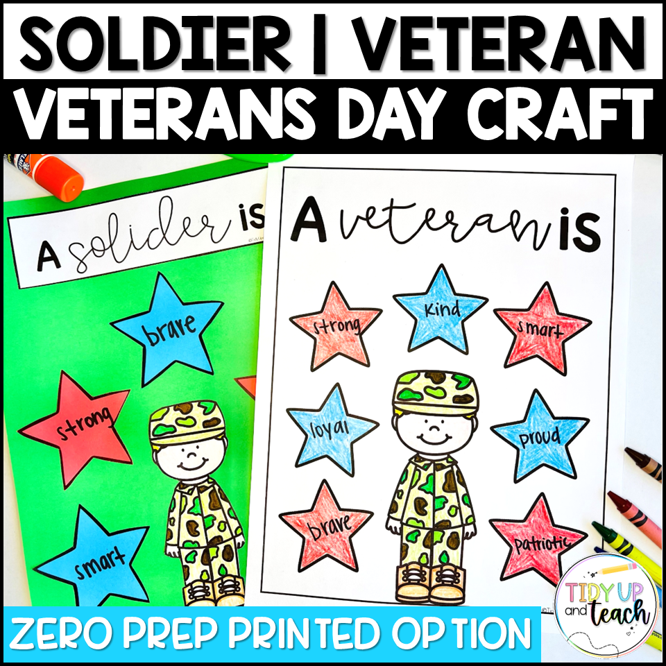 Craft For Veterans Day Made By Teachers