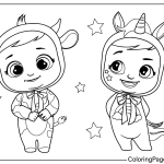 Cry Babies Coloring Pages To Printable Free Printable Coloring Pages