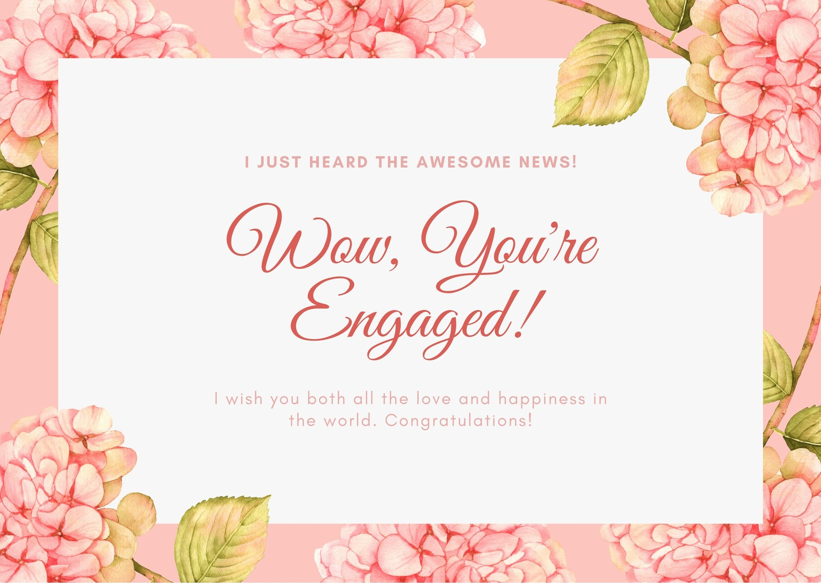 Customize 28 Engagement Cards Templates Online Canva