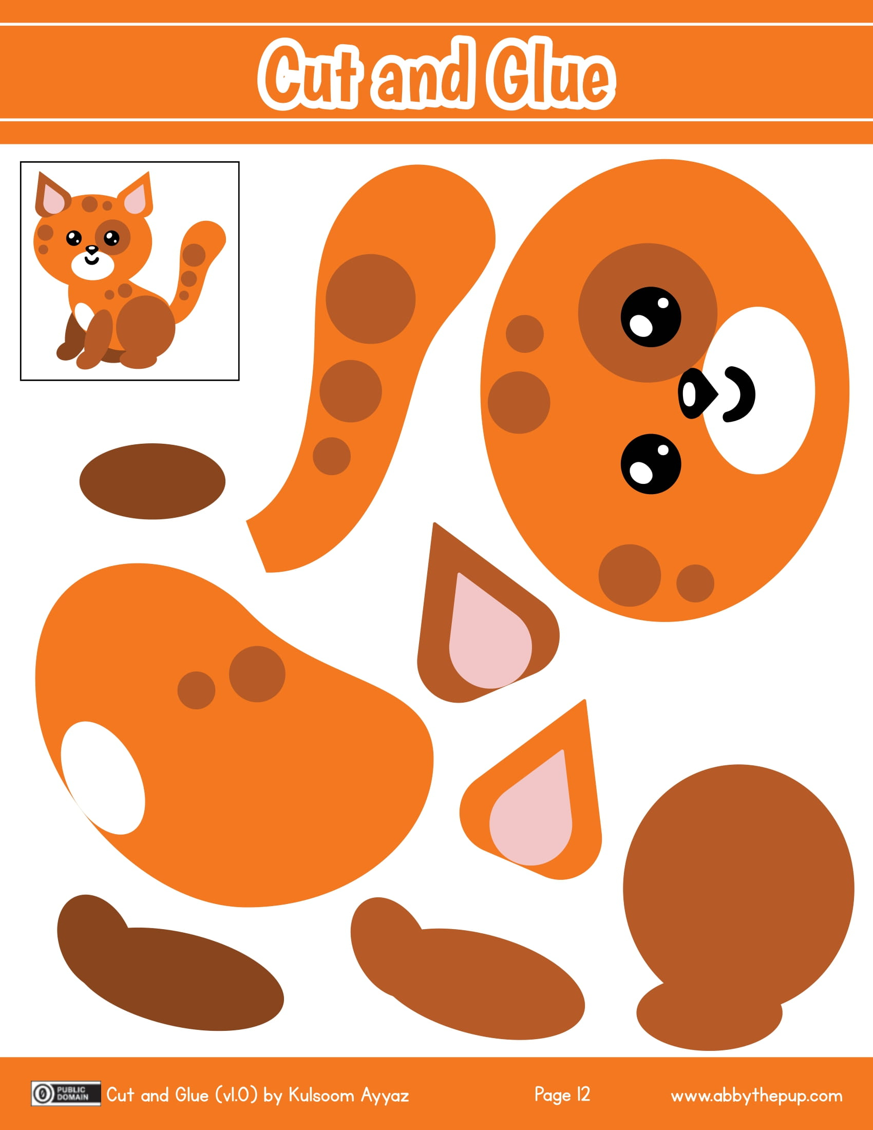 free printable cut and glue activities for toddlers