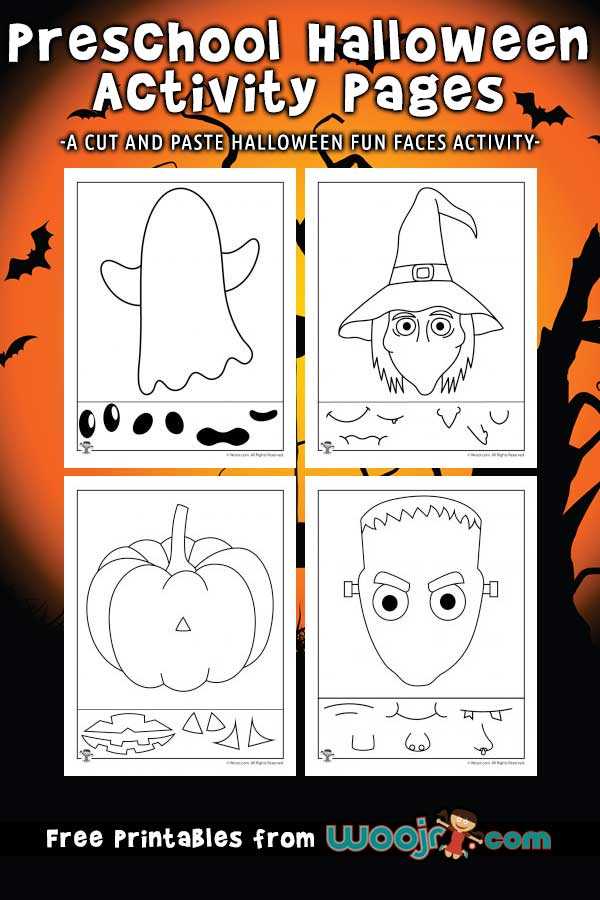 halloween crafts for kindergarten printable