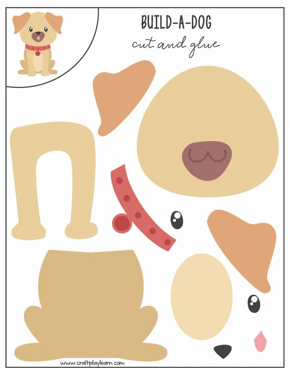 Cut Out Dog Template Printable Free Printable