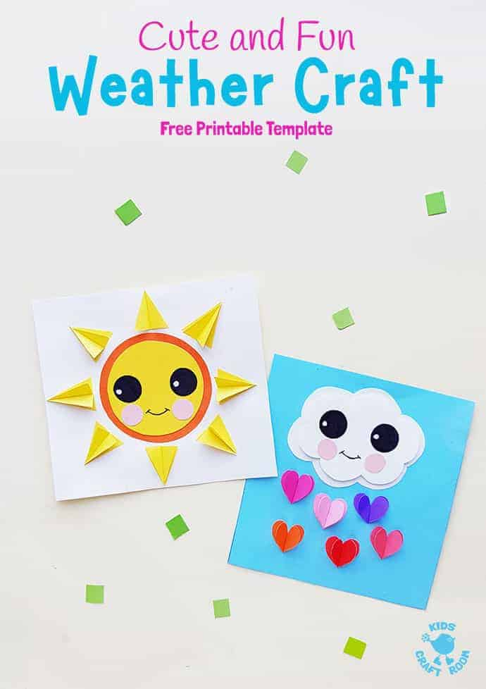 Cute And Fun Paper Weather Crafts Kids Craft Room