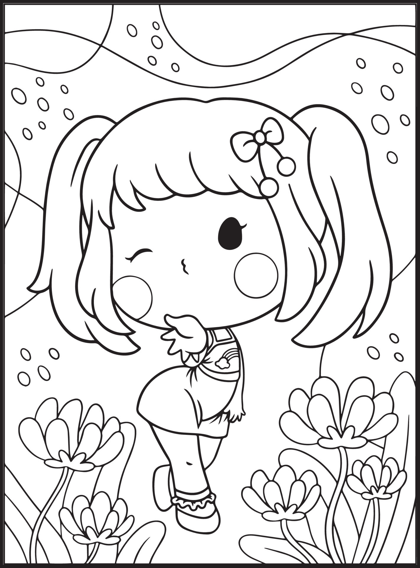 Cute Coloring Pages For Girls