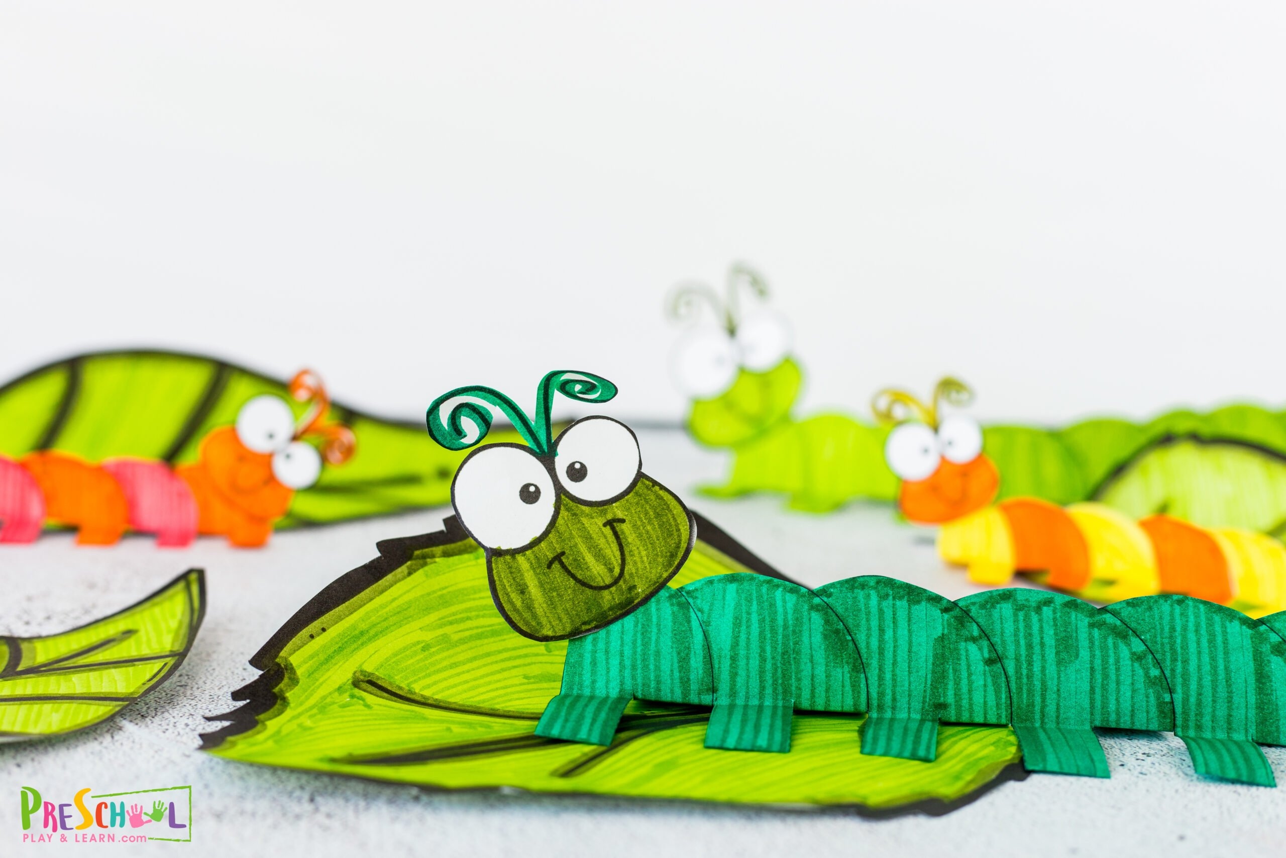  CUTE Printable Caterpillar Craft For Preschoolers