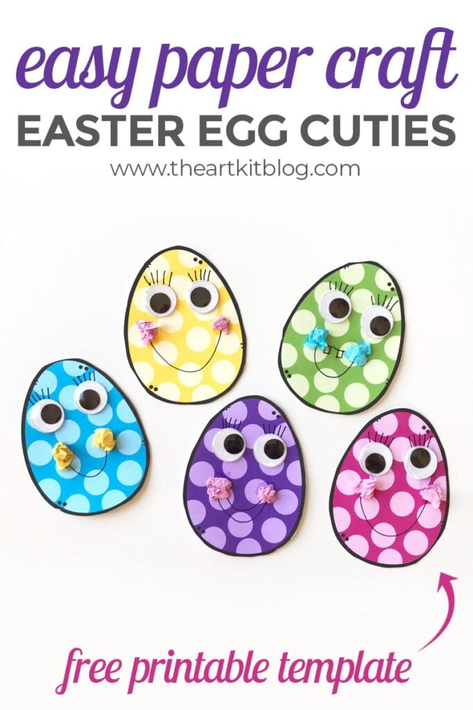 Cute Spring Chick And Egg Printable Craft Coloring Page The Art Kit