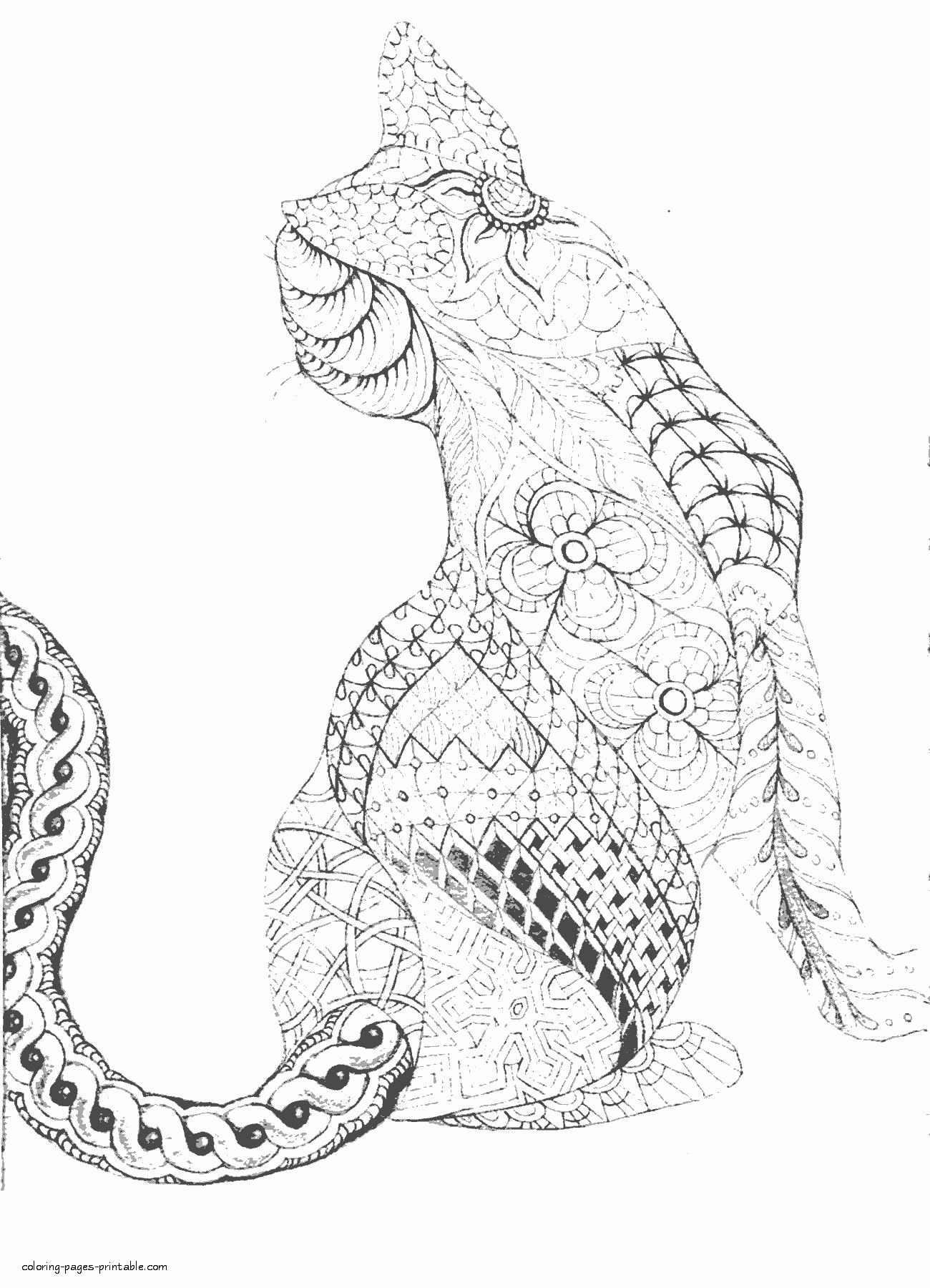 Difficult Animal Coloring Pages COLORING PAGES PRINTABLE COM