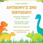 Dinosaur Birthday Invitation Template Free Of 17 Dinosaur Birthday