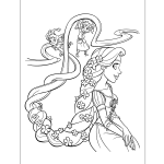 Disney Rapunzel Colouring Pictures To Printable Infoupdate