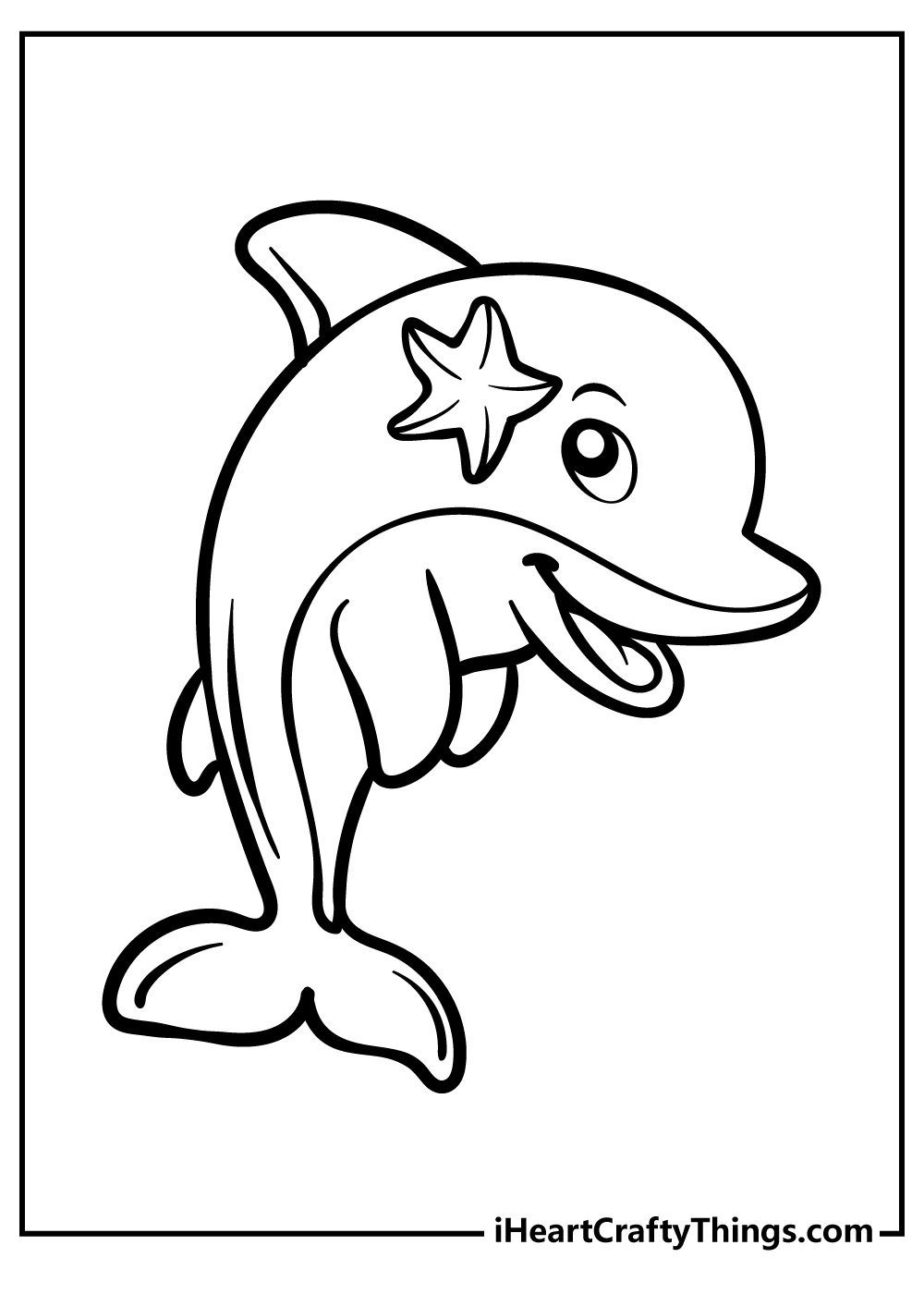 Dive Into Fun With Dolphin Coloring Pages Printable