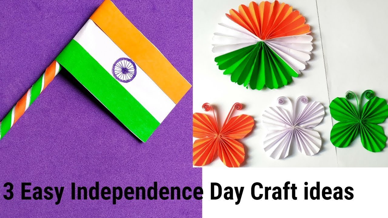 DIY 3 Easy Independence Day Craft Republic Day Craft Easy Paper Craft 