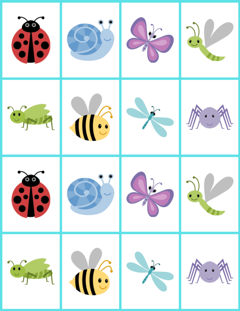 DIY Memory Game Cards For Kids free Printable StlMotherhood
