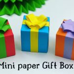 DIY MINI PAPER GIFT BOX Paper Craft Easy Origami Gift Box DIY