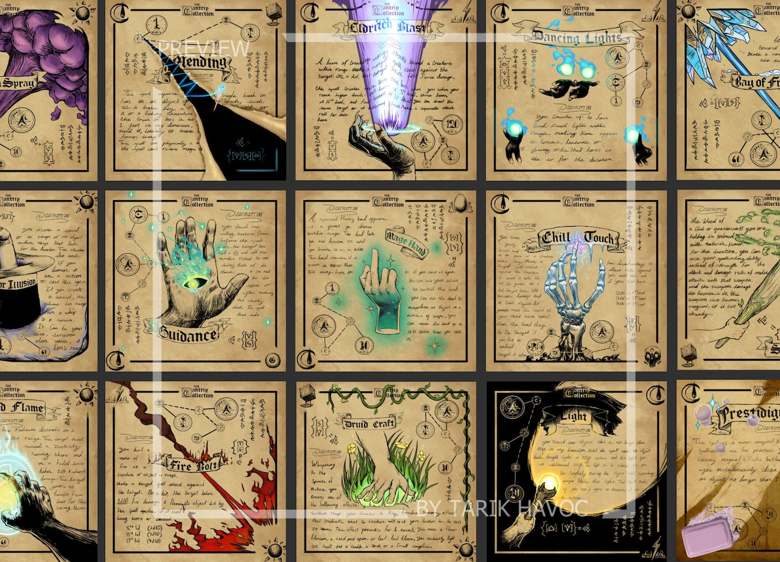 Dnd Printable Spell Cards
