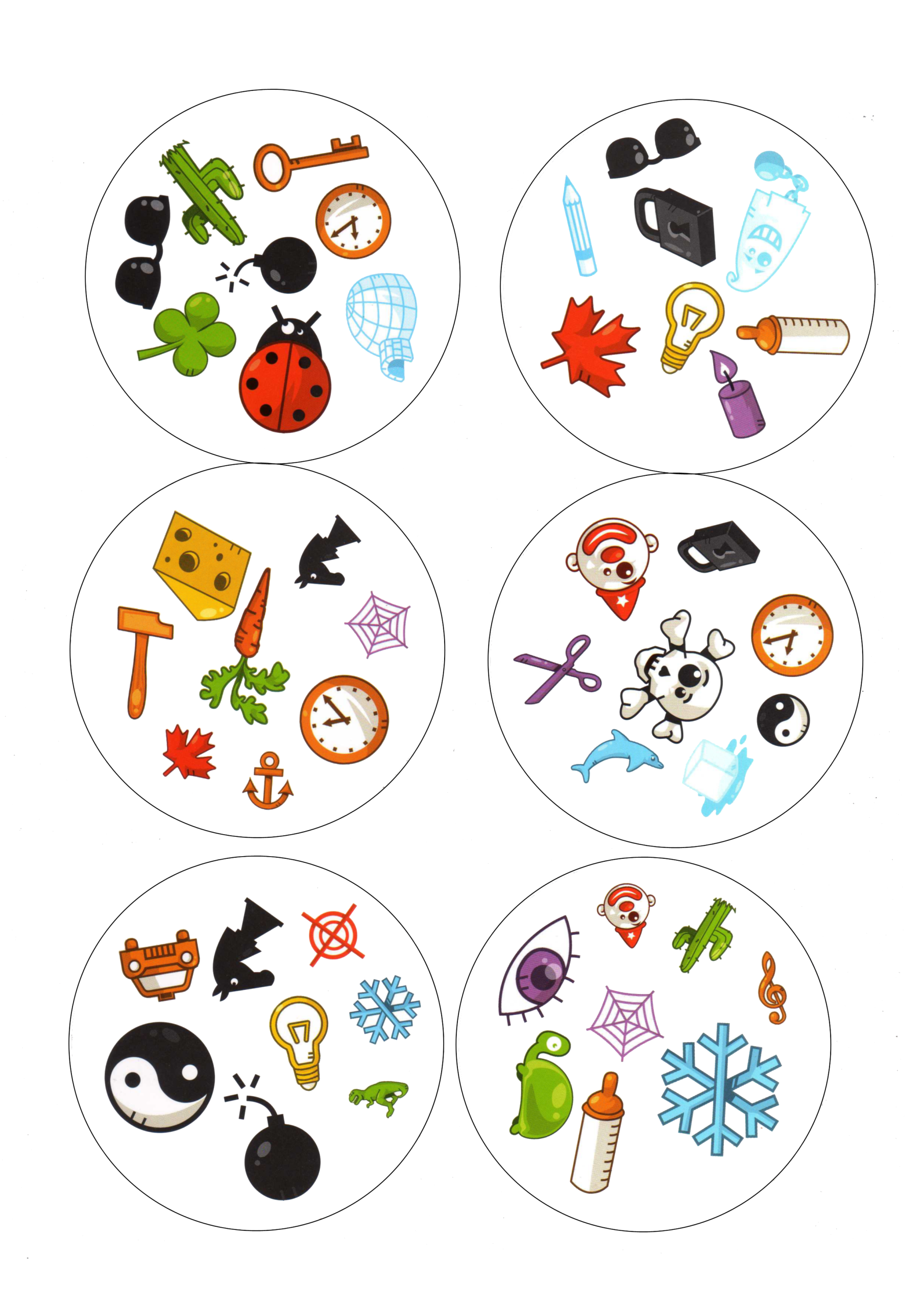 Dobble Printable Pdf Printable Templates
