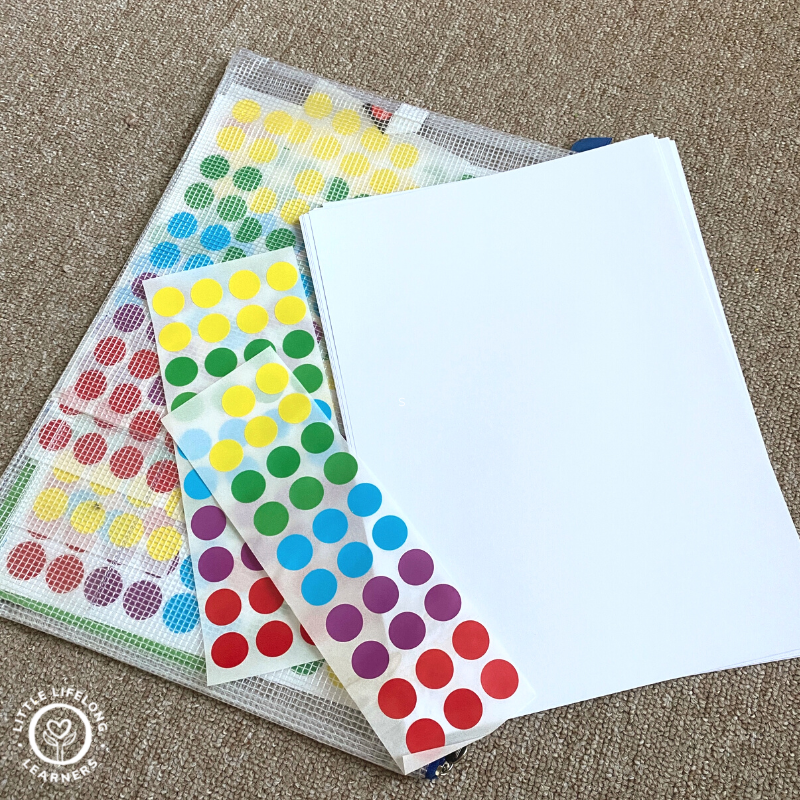 Dot sticker activities for toddlers and preschoolers Little Lifelong 