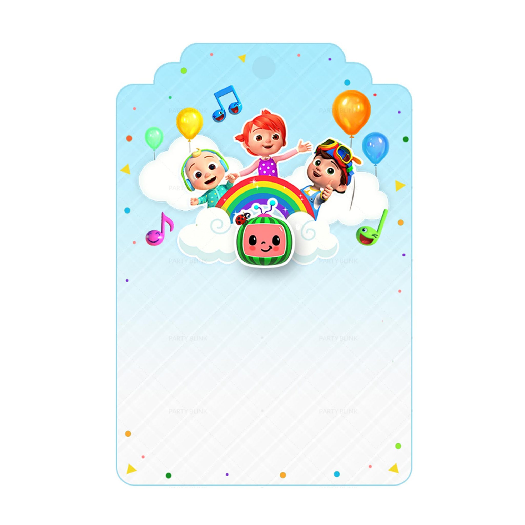 free cocomelon invitation template free download