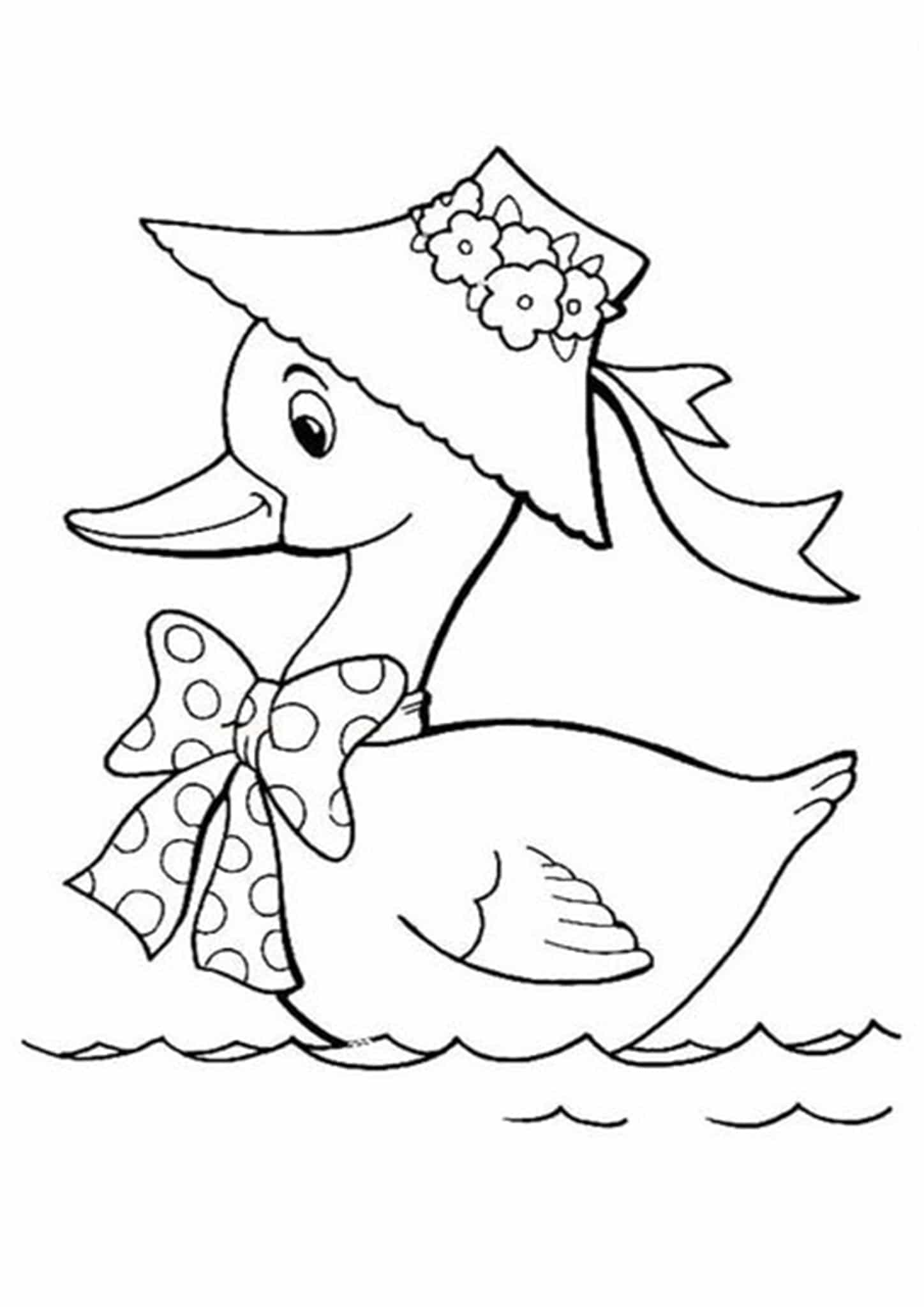 Duck Coloring Pages Printable