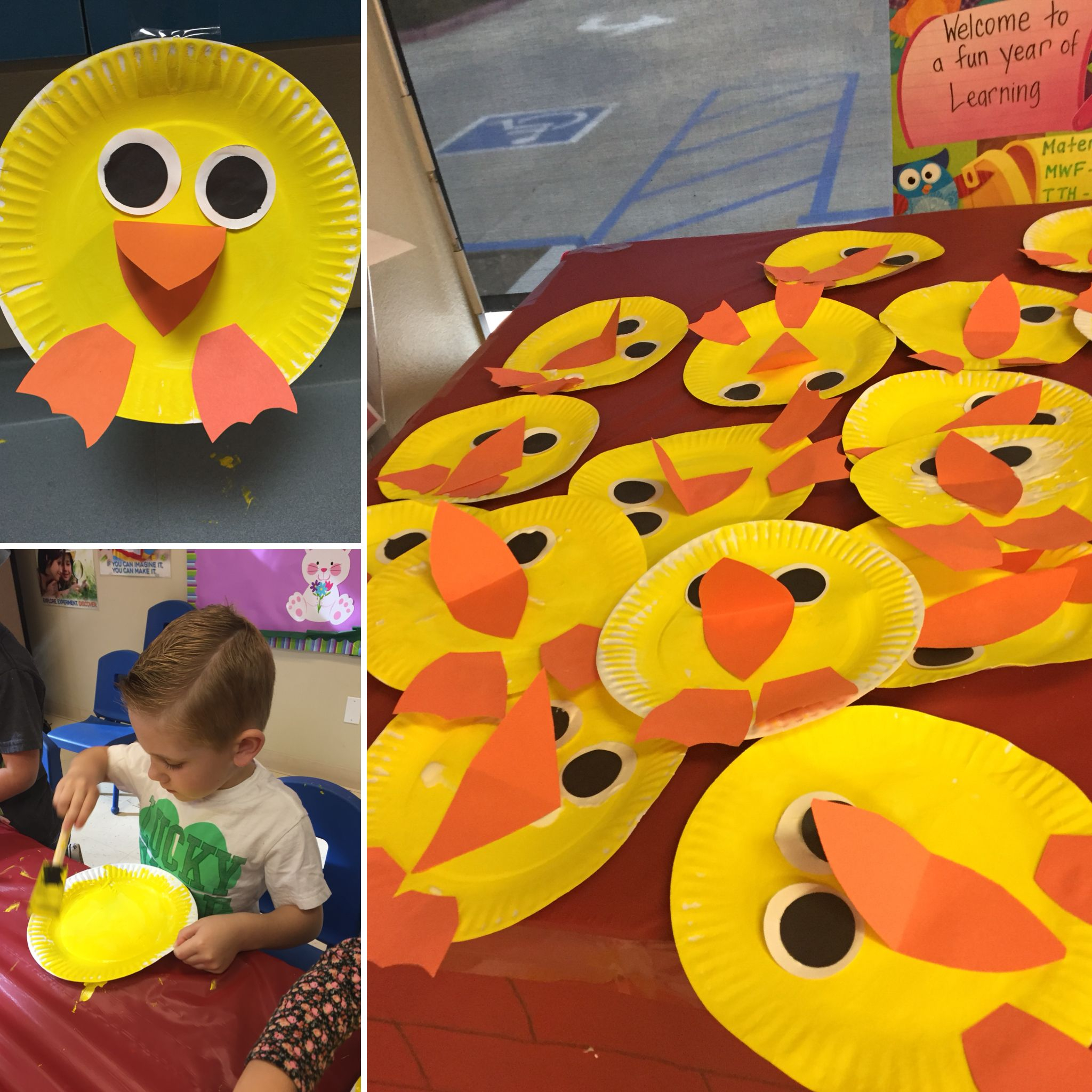Duck Paper Plate Activity Craft For Pond Preschool Week Preschool 