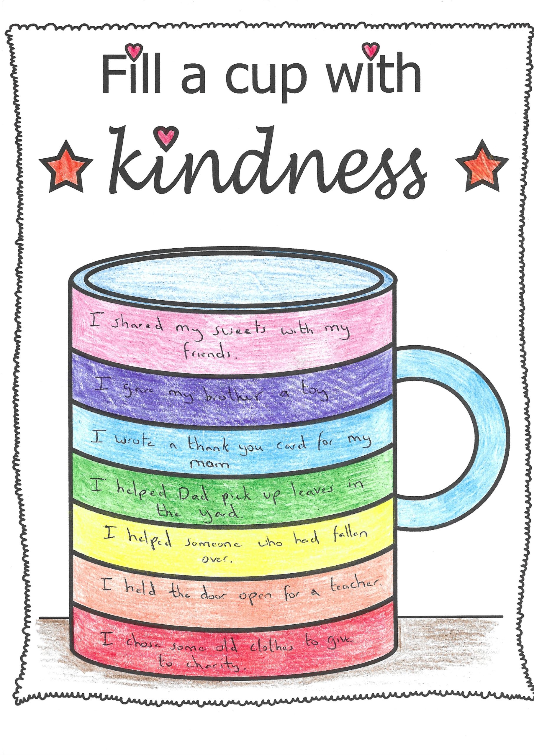 printable kindness craft