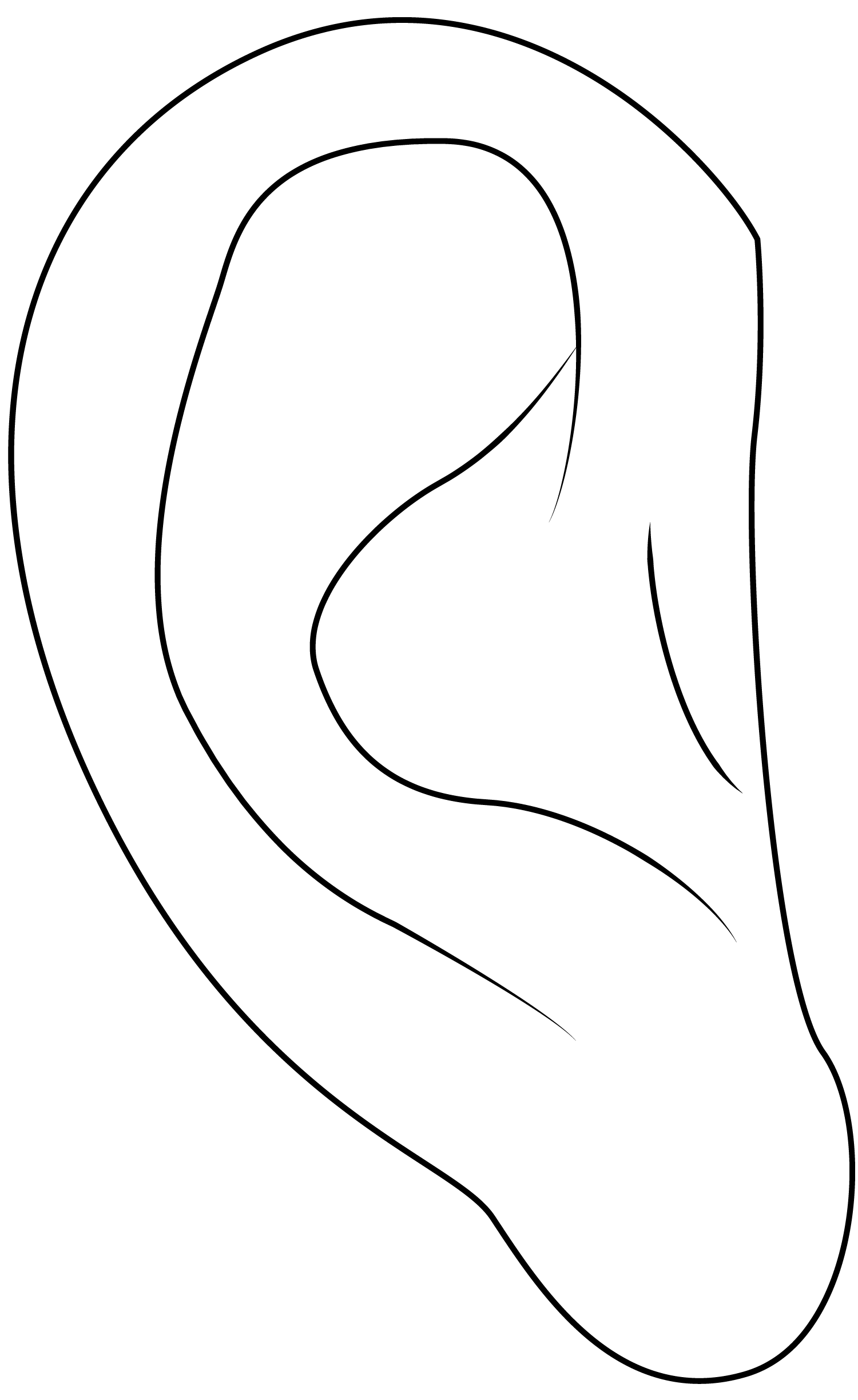 Ear Printable Template Free Printable Papercraft Templates