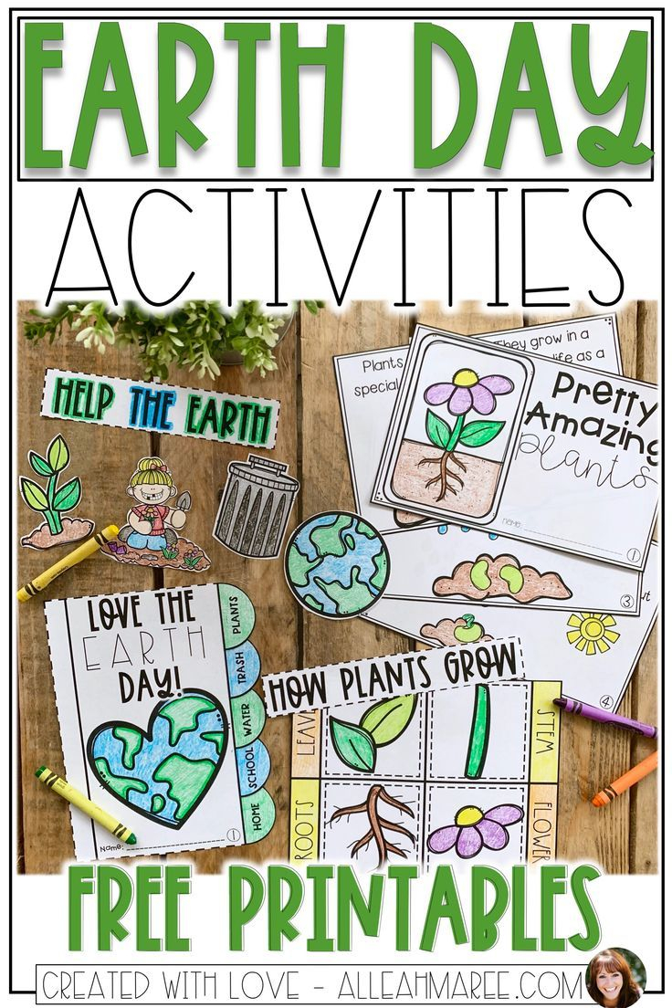 printable earth day activities