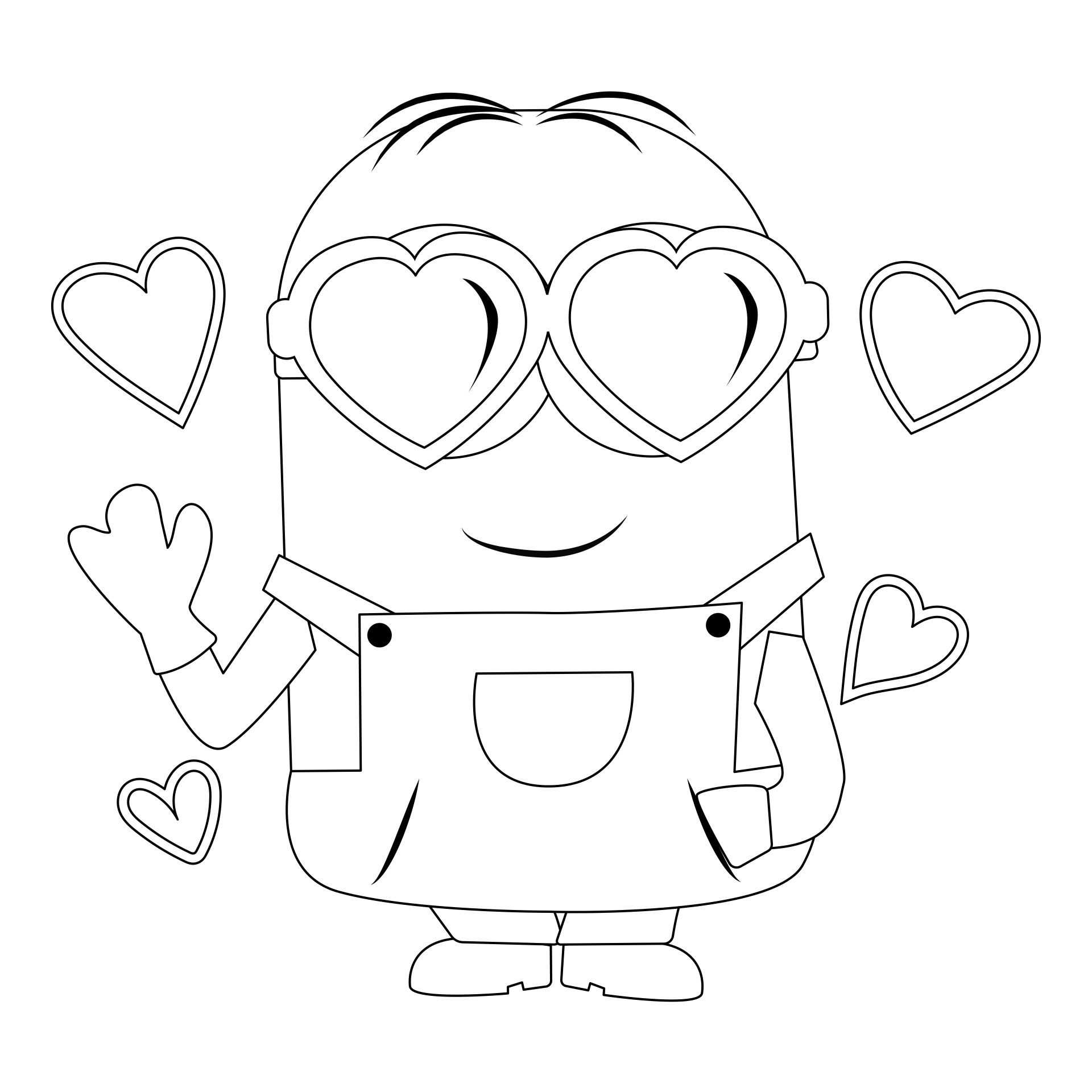 Easter Printable Coloring Pages Minions Printablee Minion Coloring 