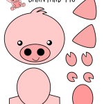 Easy Cut And Paste Pig Craft Activity For Preschool Kids