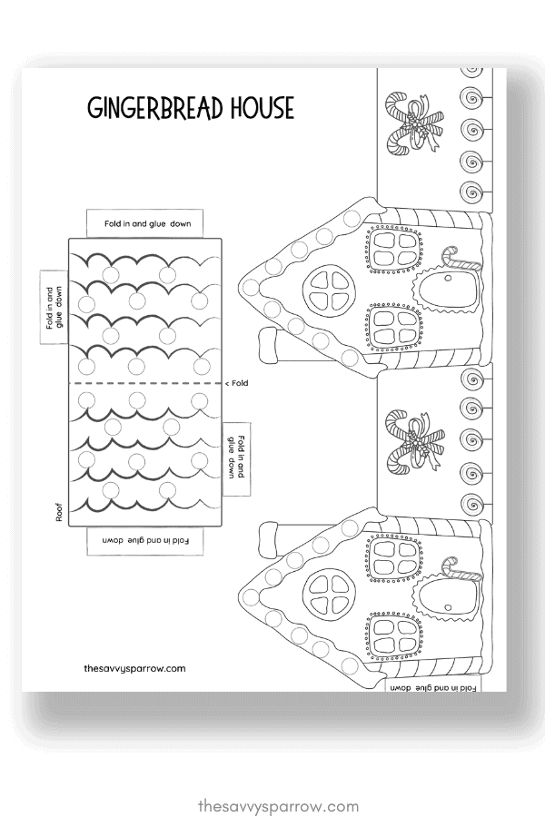 printable gingerbread craft