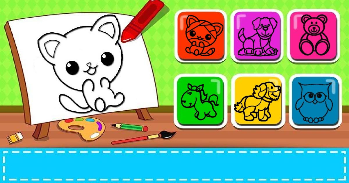 Easy Kids Coloring Game Games44