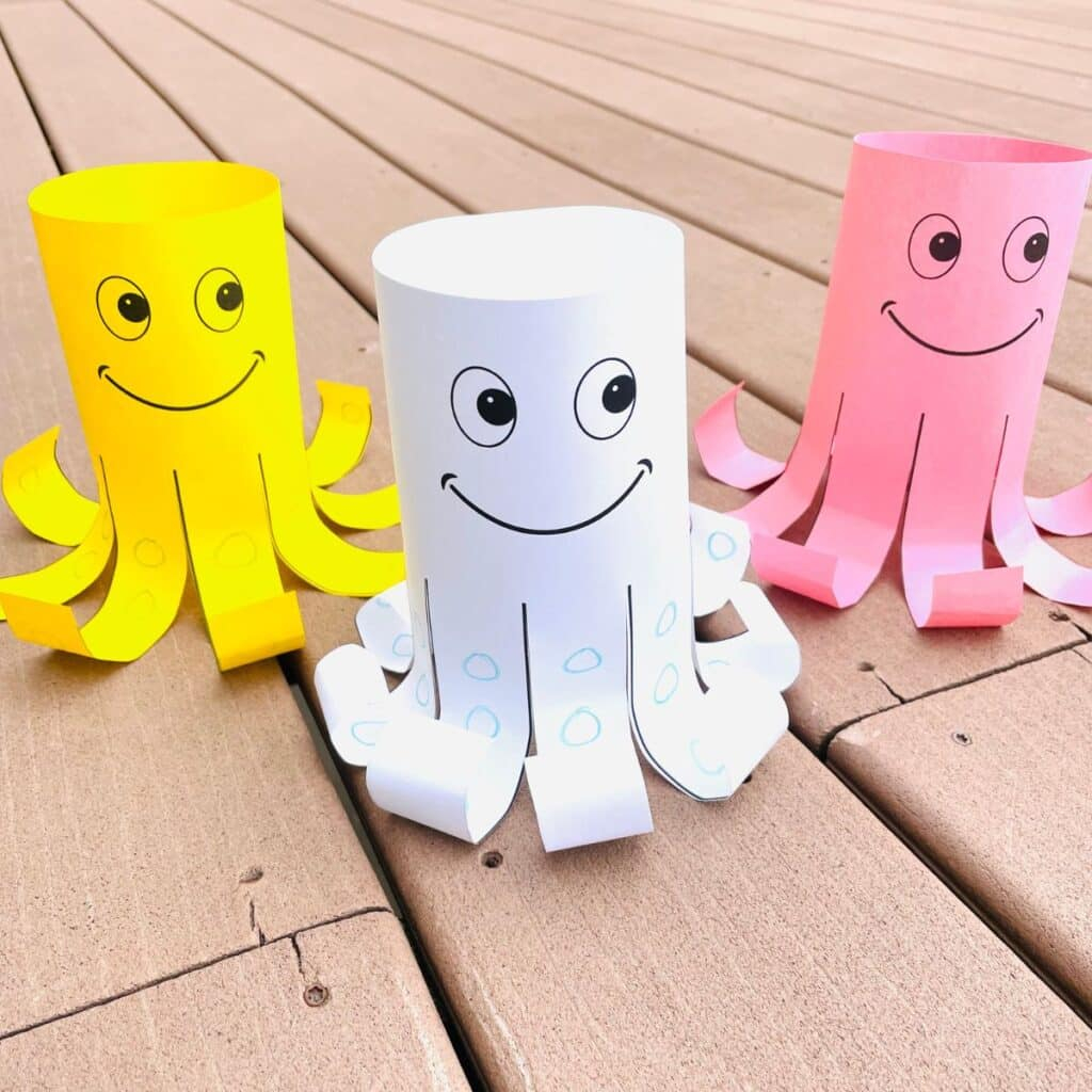 Easy Octopus Craft For Preschool Free Printable 