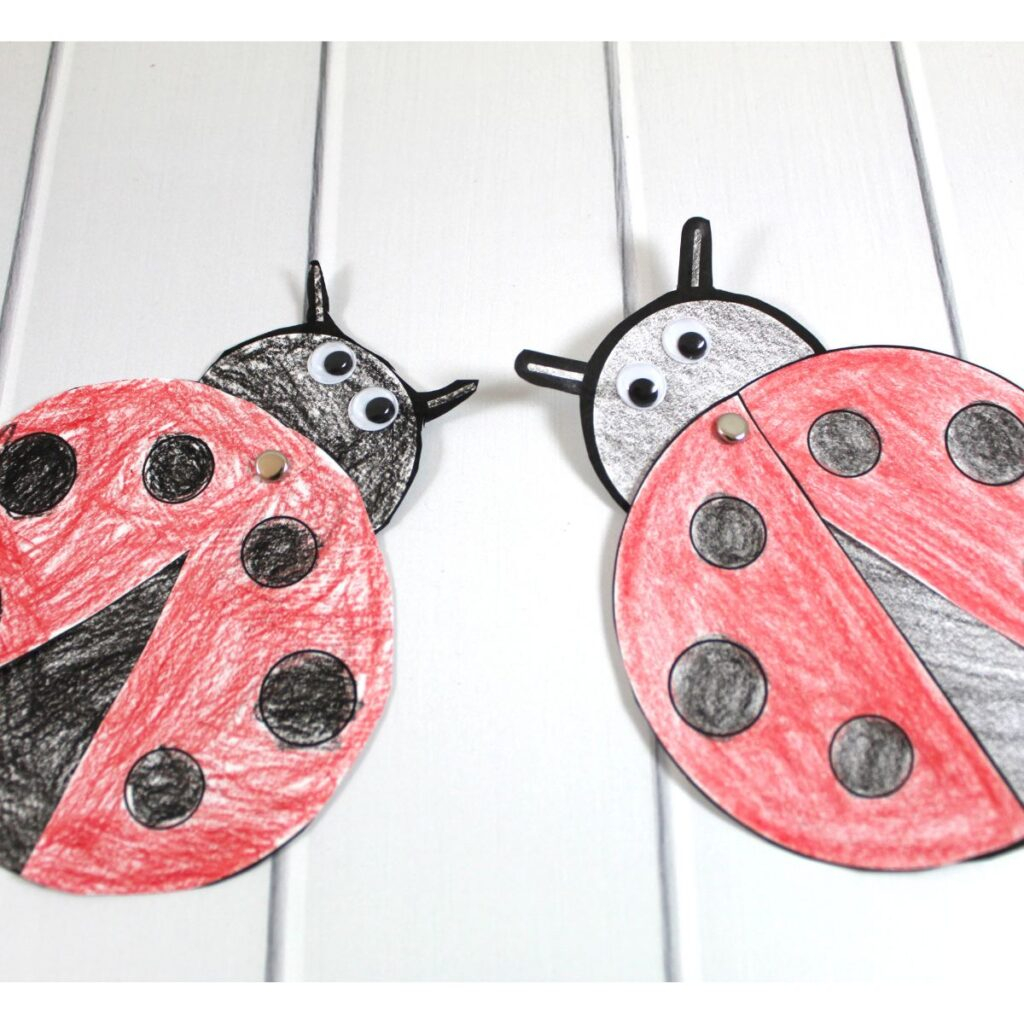 Easy Paper Ladybug Craft For Kids Free Printable Simply Full Of 