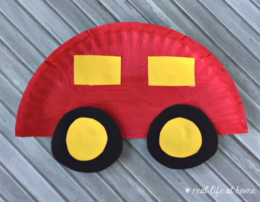 Easy Paper Plate Car Craft For Kids Plus Printable Packet Artofit