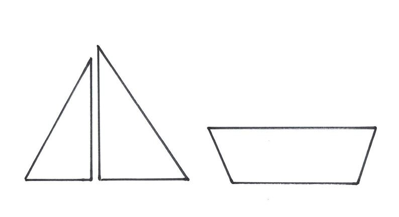 Easy Preschool Sailboat Paper Craft For Kids Simple Mom Project