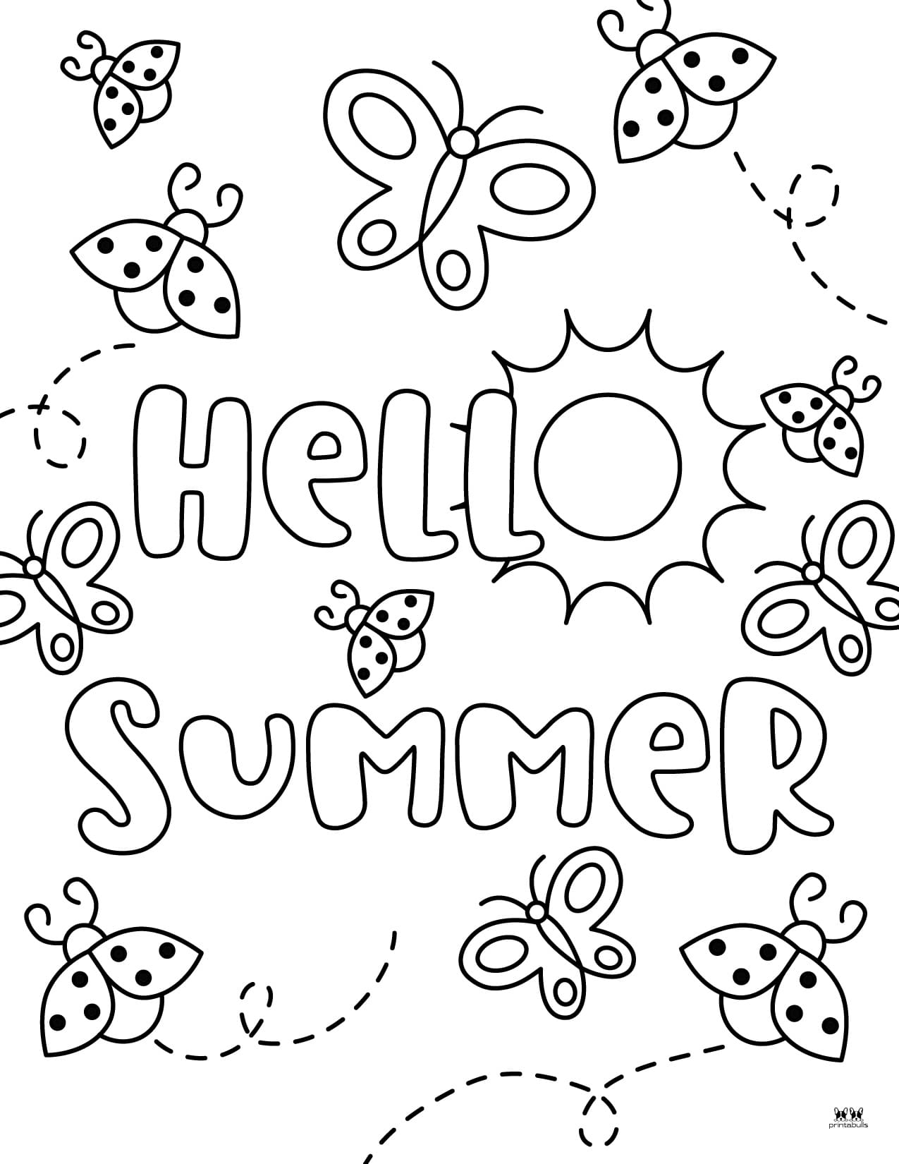 printable coloring pages for summer printable coloring pages for summer